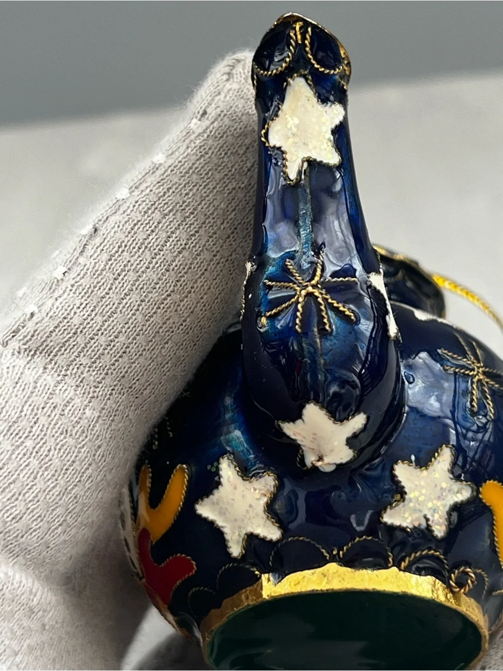 Snowman Teapot Christmas Tree Ornament